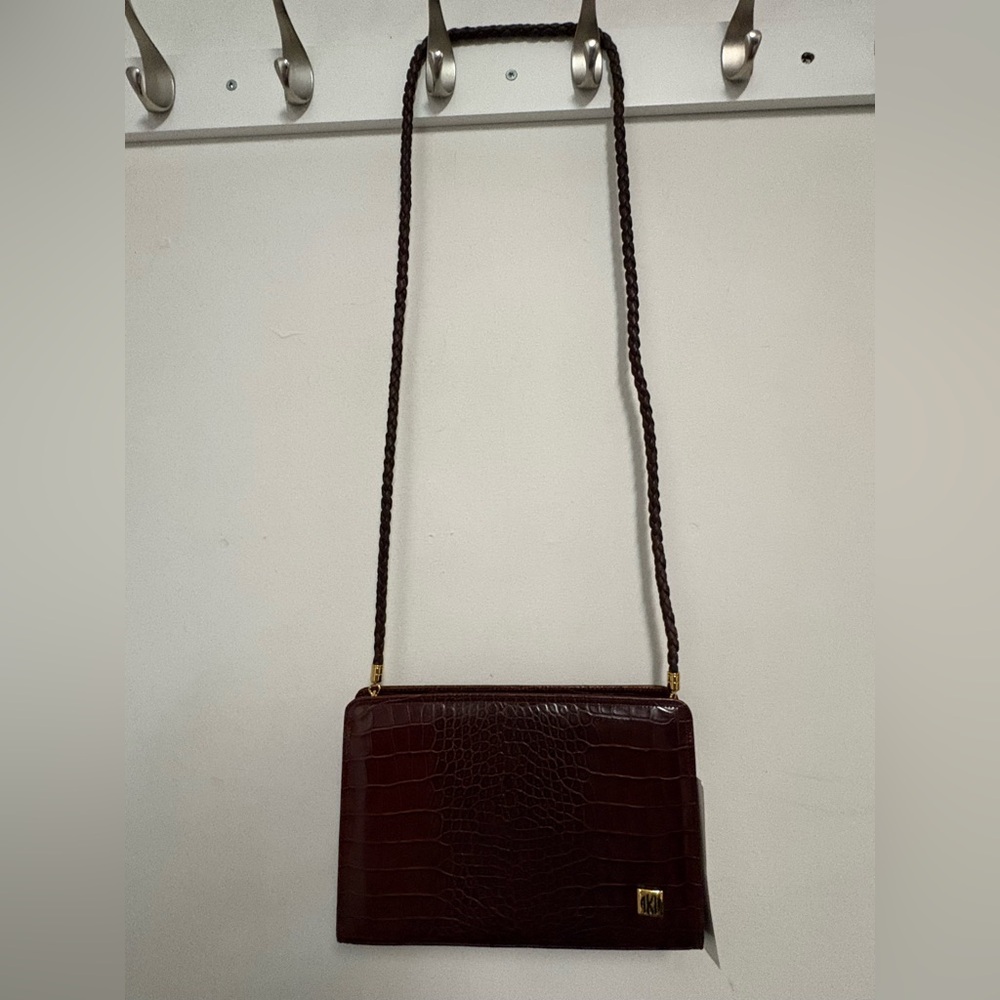 Anne Klein Leather Crossbody - Picture 3 of 12